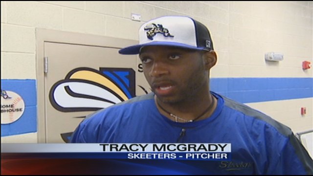 Ex-NBA star Tracy McGrady to pitch for Sugar Land Skeeters