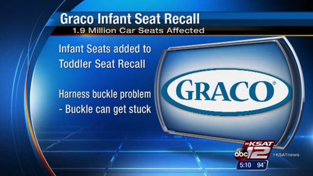 Graco buckle recall hotsell