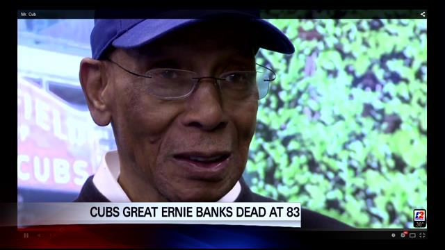 Known for his enthusiasm, 'Mr. Cub' Ernie Banks dies at 83