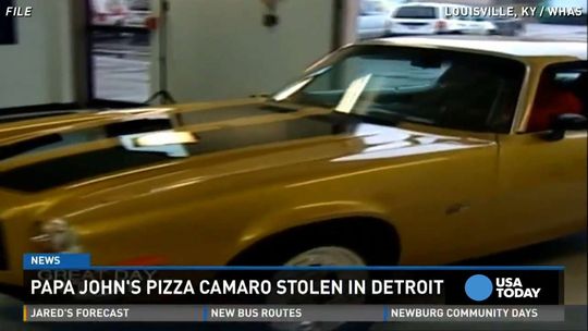 FOUND: Papa John's Camaro