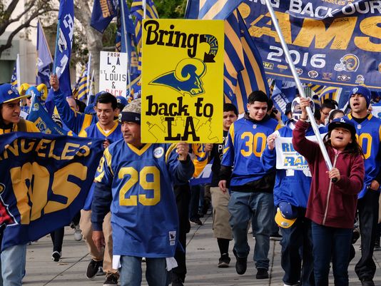 NFL Votes to Relocate St. Louis Rams to Los Angeles - ABC News