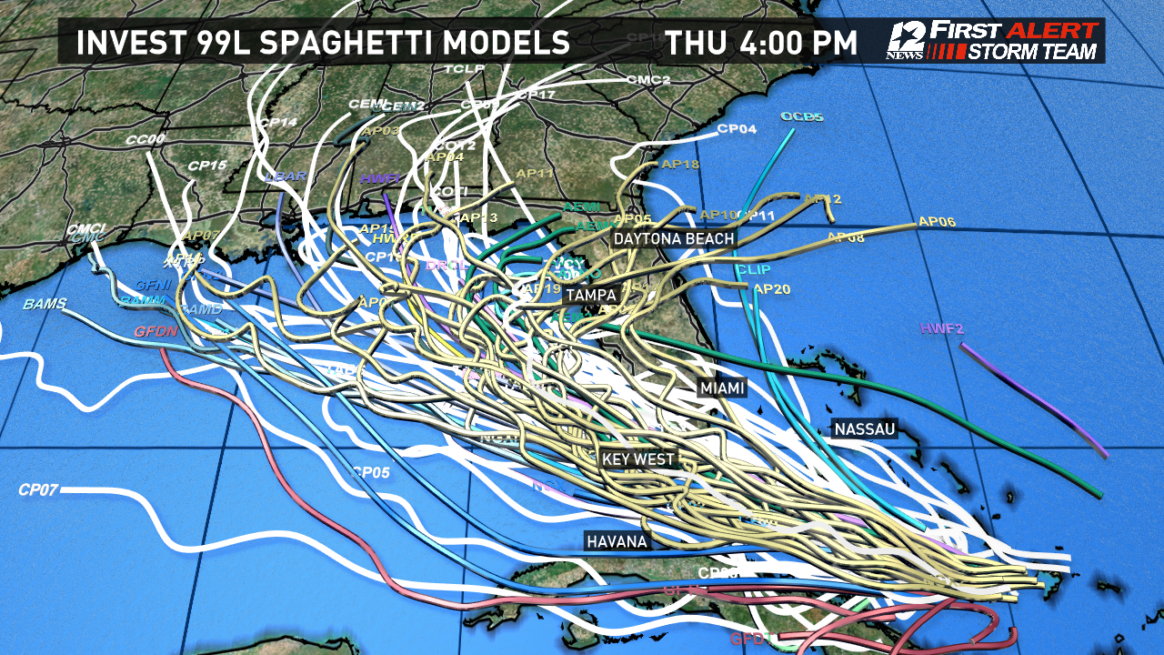 Invest 99l Projected Path 2024 Naoma Vernice