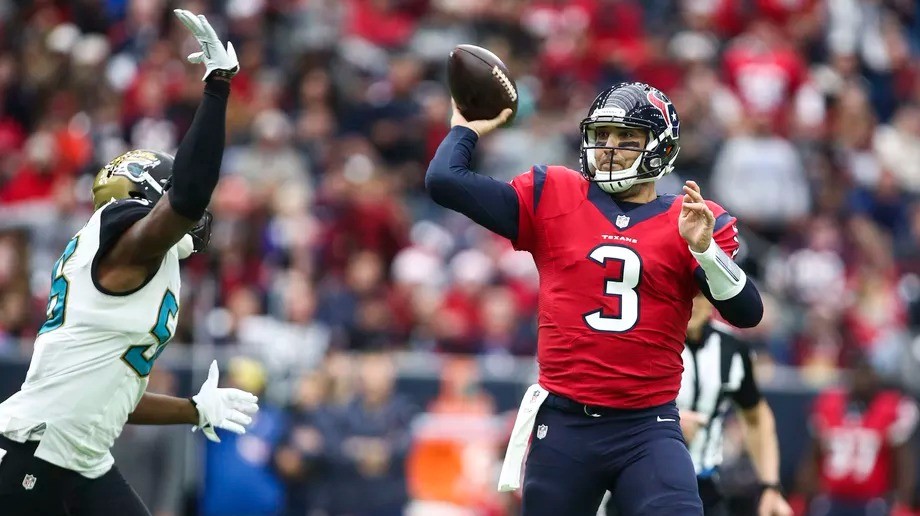 Osweiler benched, Bradley fired, Texans beat Jags 21-20